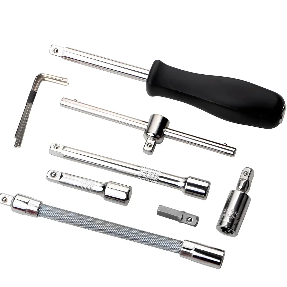 Maleta Profissional 46 peças em aço inoxidável