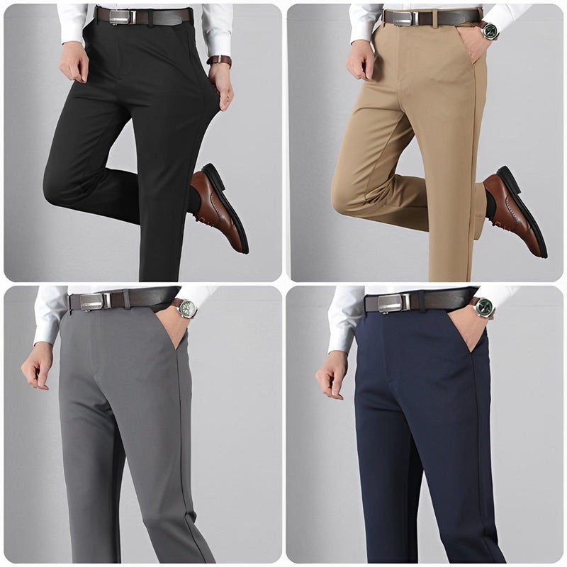 COMPRE 2  LEVE 3 |  Calça Social Clássica Alfaiataria + Cinto de Brinde