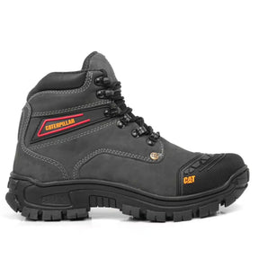 Bota Caterpillar 2190 Cinza Bico PVC