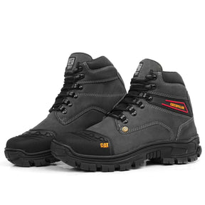 Bota Caterpillar 2190 Cinza Bico PVC