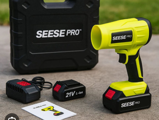 Seese Pro 2.0™  Com 50% Off - Black Friday. Soprador Portátil Turbo - Casa, Quintal, Carro, Sitio, Chacara, Fazenda e MUITO mais! FRETE GRÁTIS