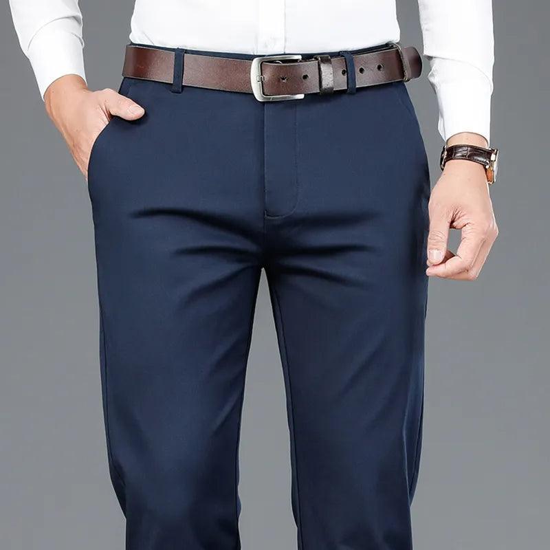 COMPRE 2  LEVE 3 |  Calça Social Clássica Alfaiataria + Cinto de Brinde